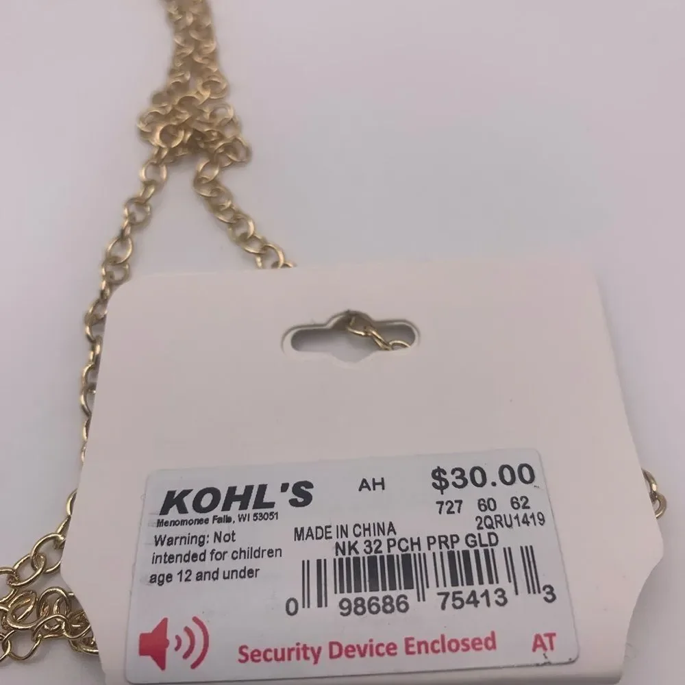 inspire NEW YORK Pendant Necklace 32" - Picture 7 of 7